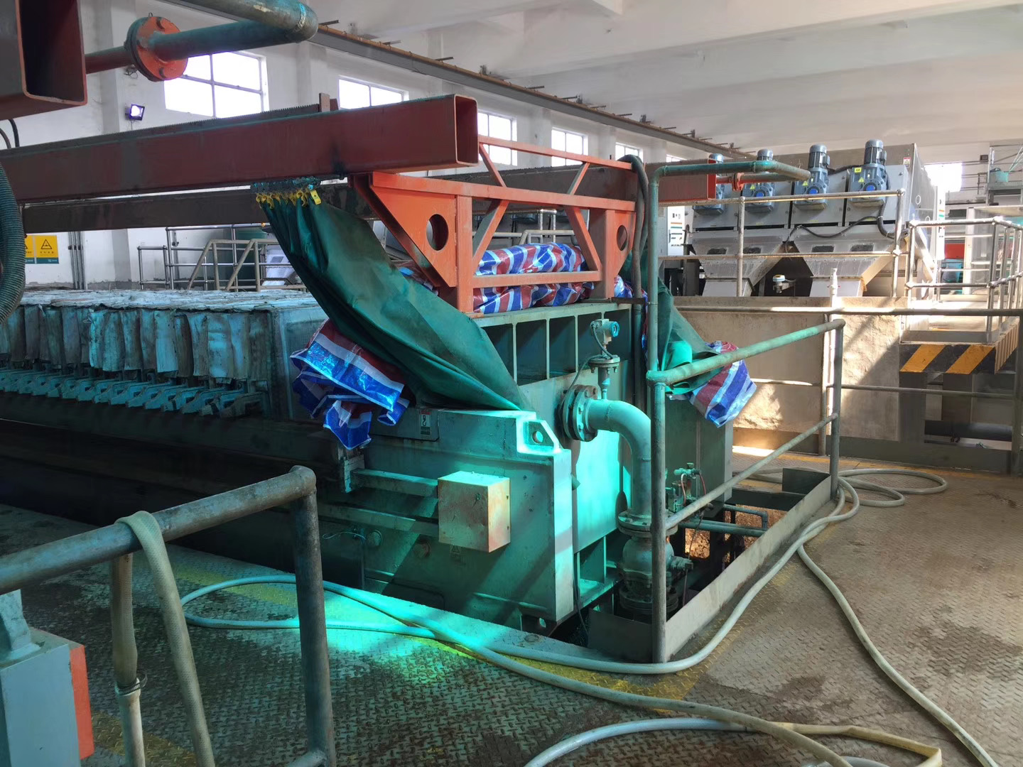 陶瓷(ci)柱塞泵(beng)使用現(xian)場城市(shi)生活污(wu)水處理(li)