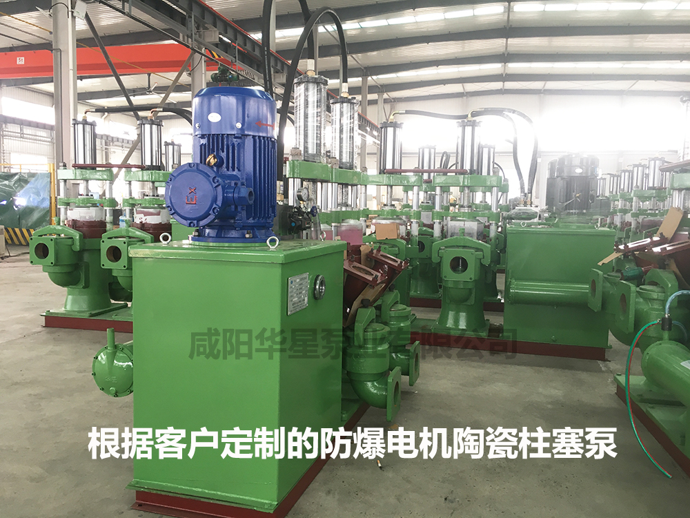 YB250型防爆(bao)電機款(kuan)陶瓷柱(zhu)塞泵