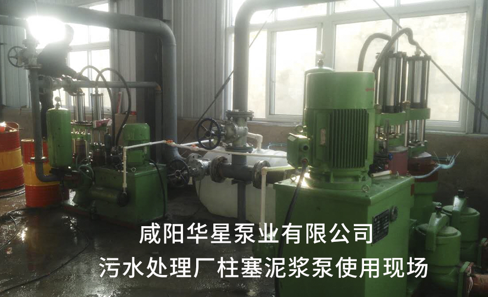 污水處理(li)廠用陶瓷(ci)柱塞泥漿(jiang)泵